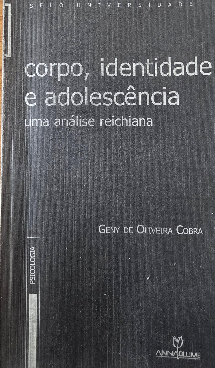 Capa do livro Corpo, Identidade e Adolescência, de Geny de Oliveira Cobra, editora Annablume.